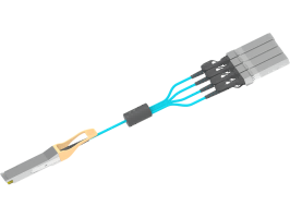 200G QSFP56转4x 50G SFP56 AOC